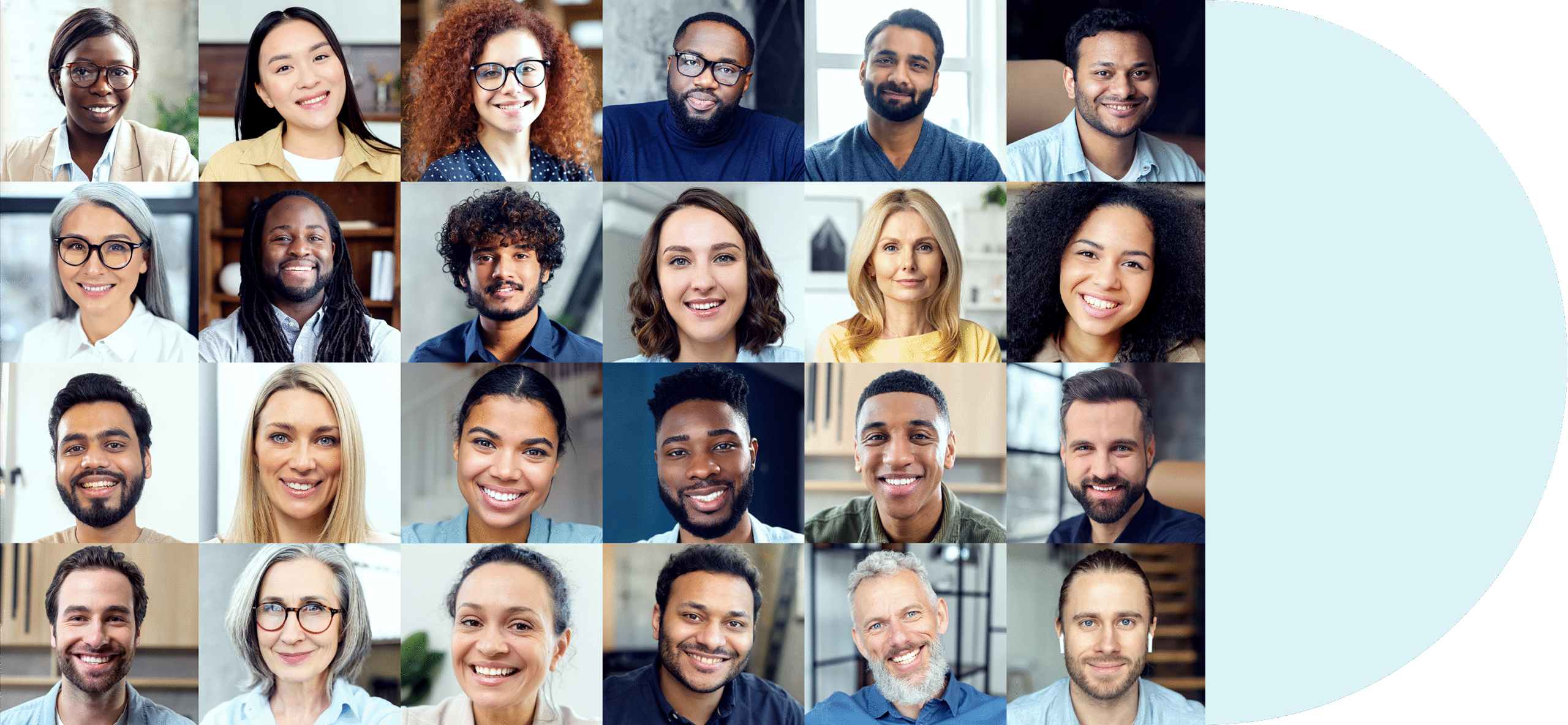 Diversos funcionários