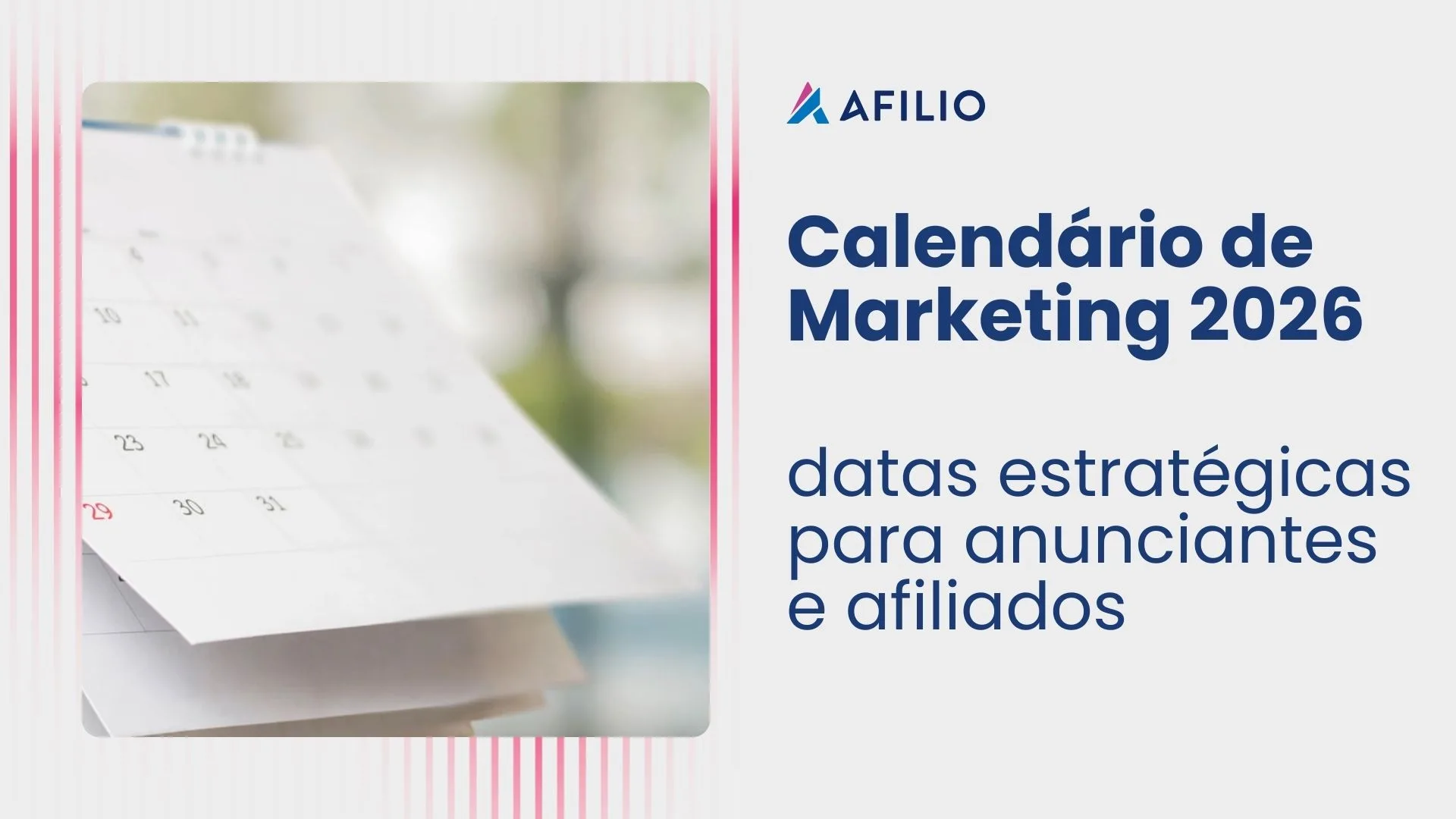 Calendário de Marketing 2026